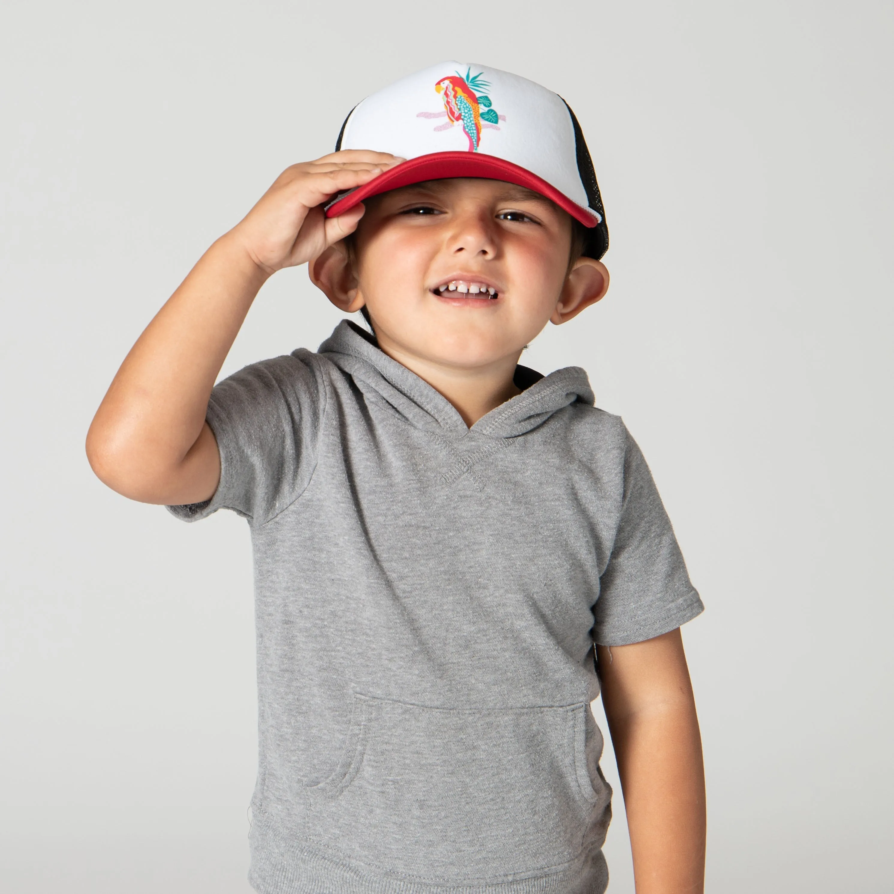 3-7 Year Kid Parrot Trucker Cap