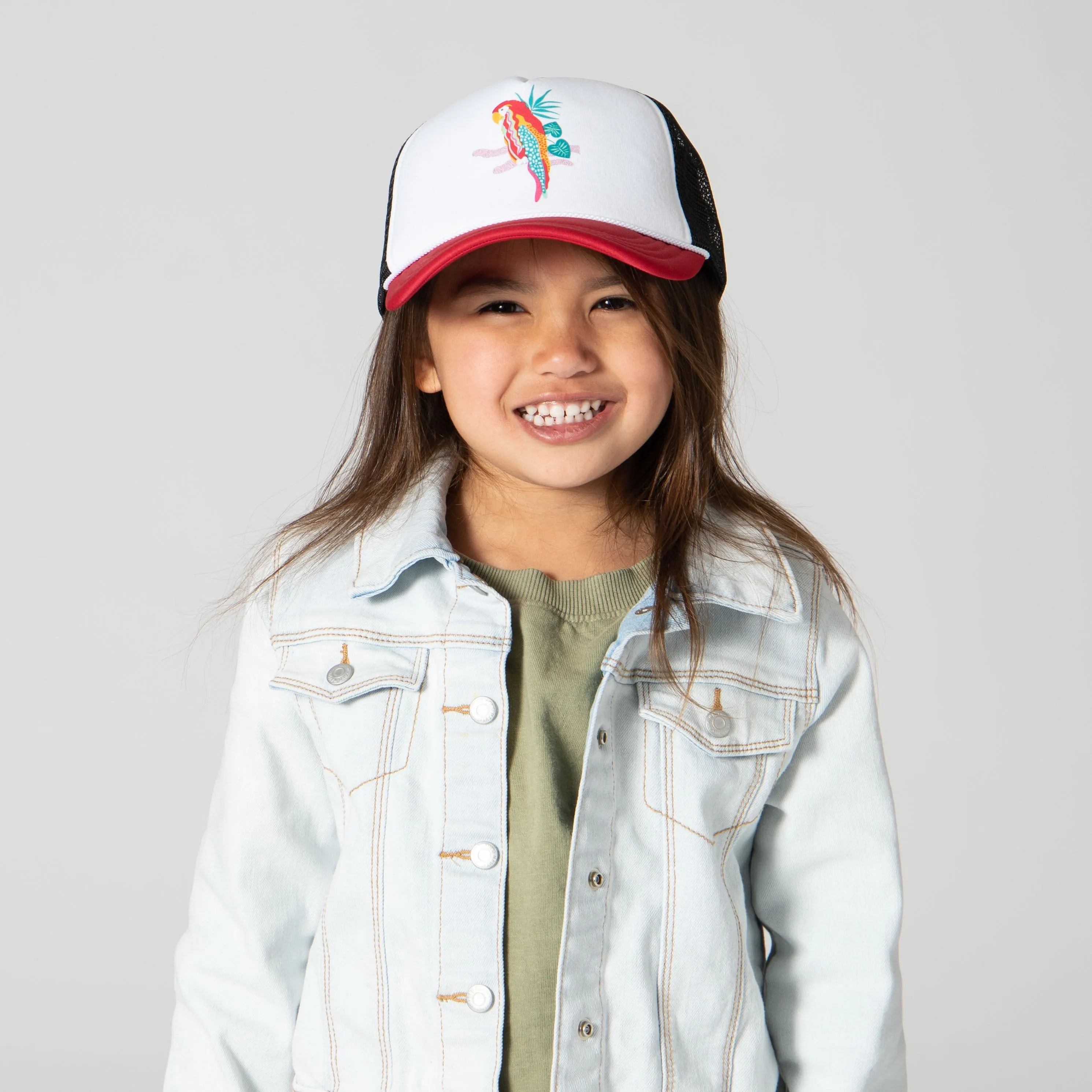 3-7 Year Kid Parrot Trucker Cap