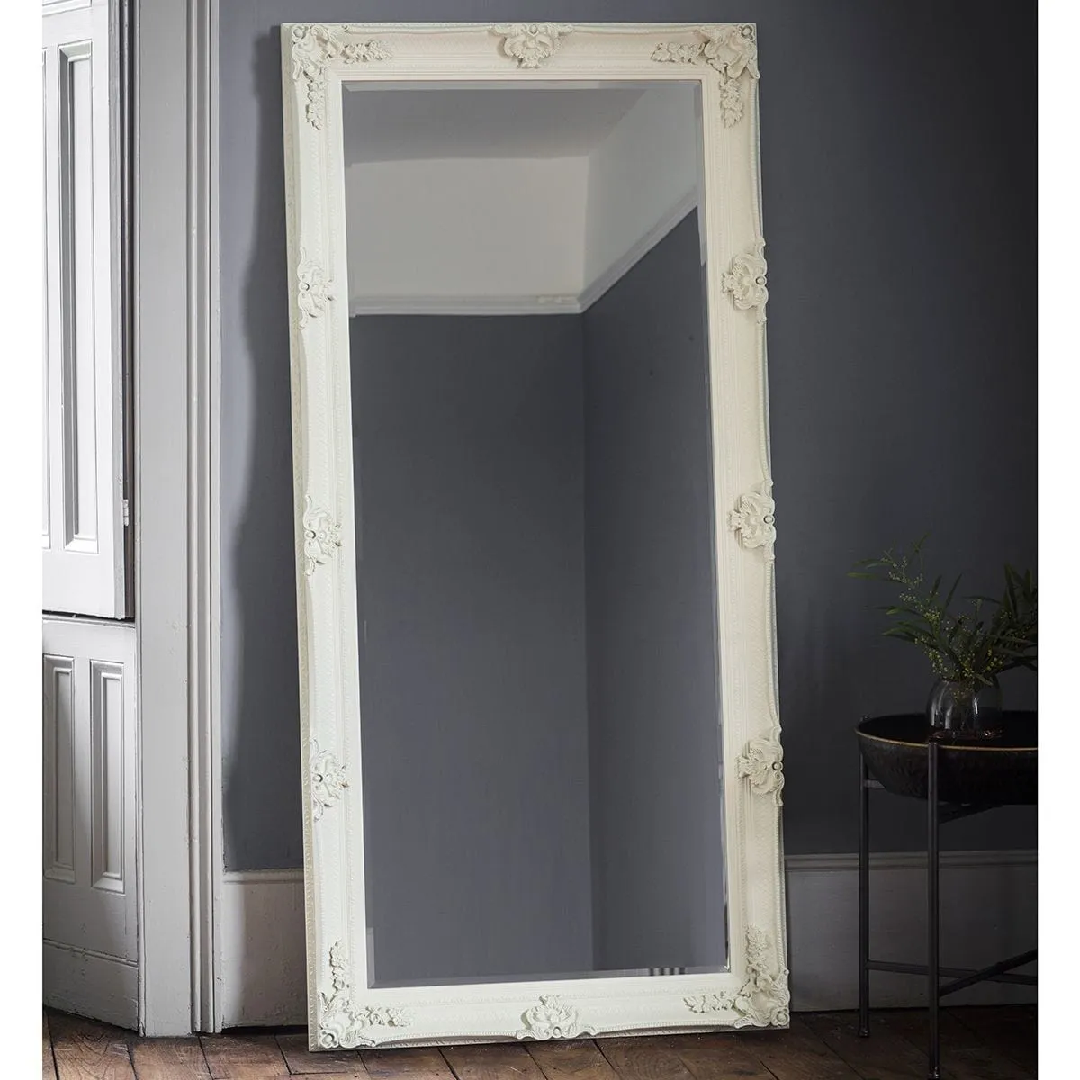 Abbots Leaner Mirror Cream 65''x31''