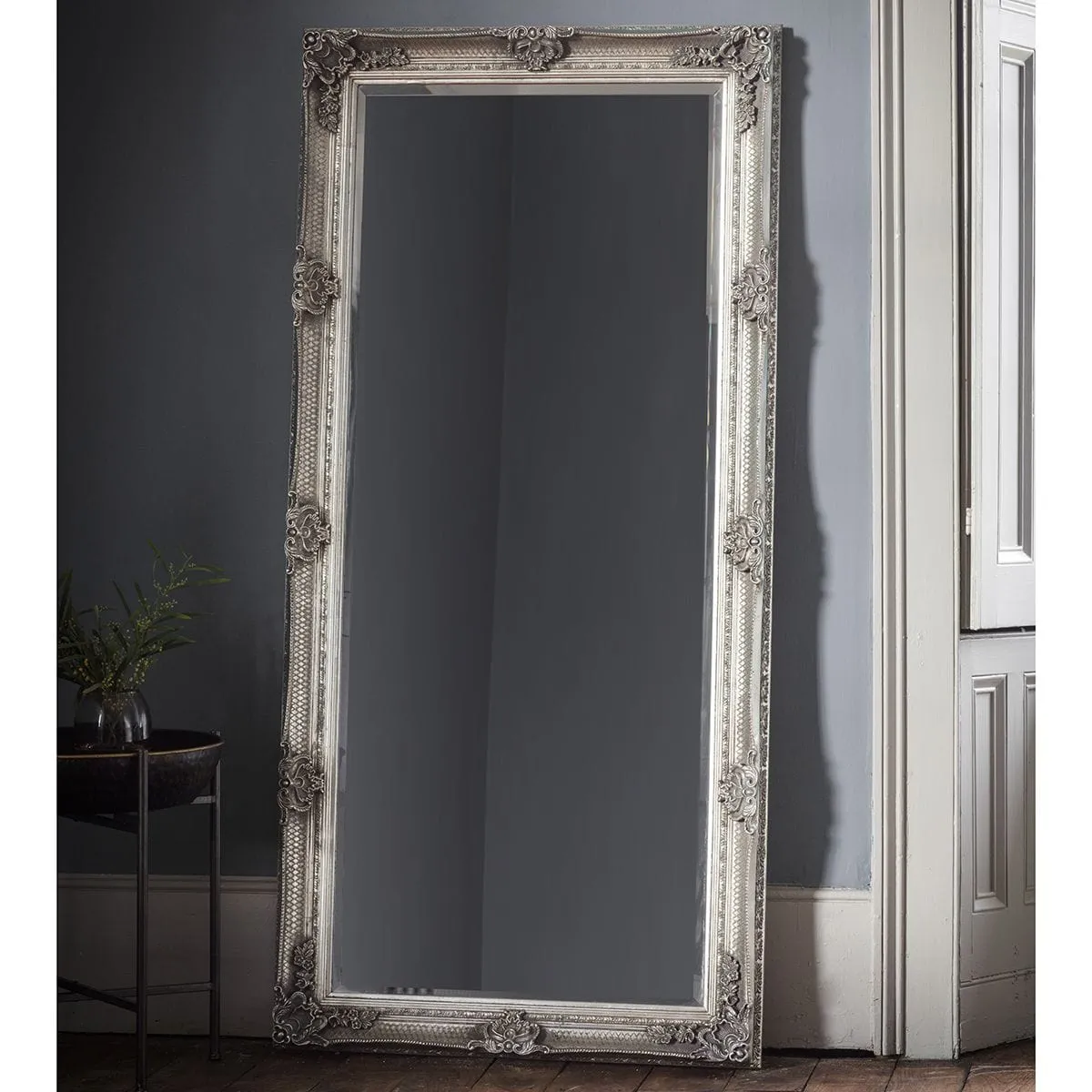 Abbots Leaner Mirror Silver 65''x31''