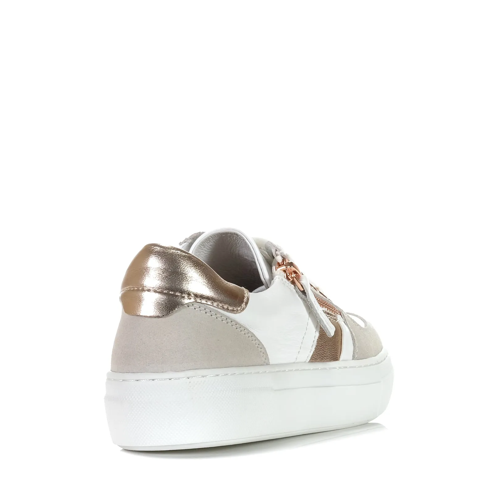 Alfie & Evie Miller White/Rose Gold