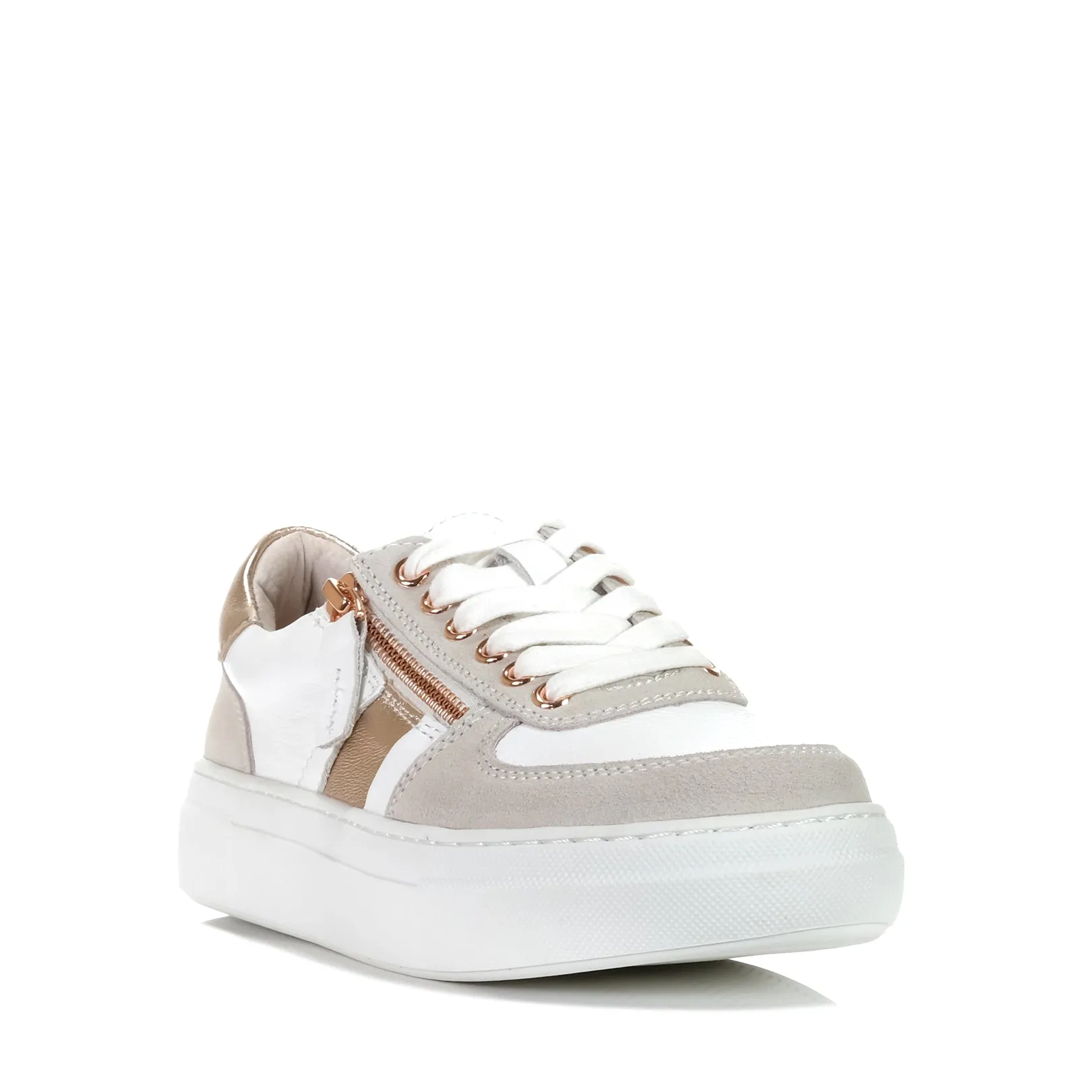 Alfie & Evie Miller White/Rose Gold