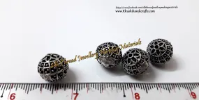 Antique Silver Round Spacer Beads 12mm *12mm -SP57