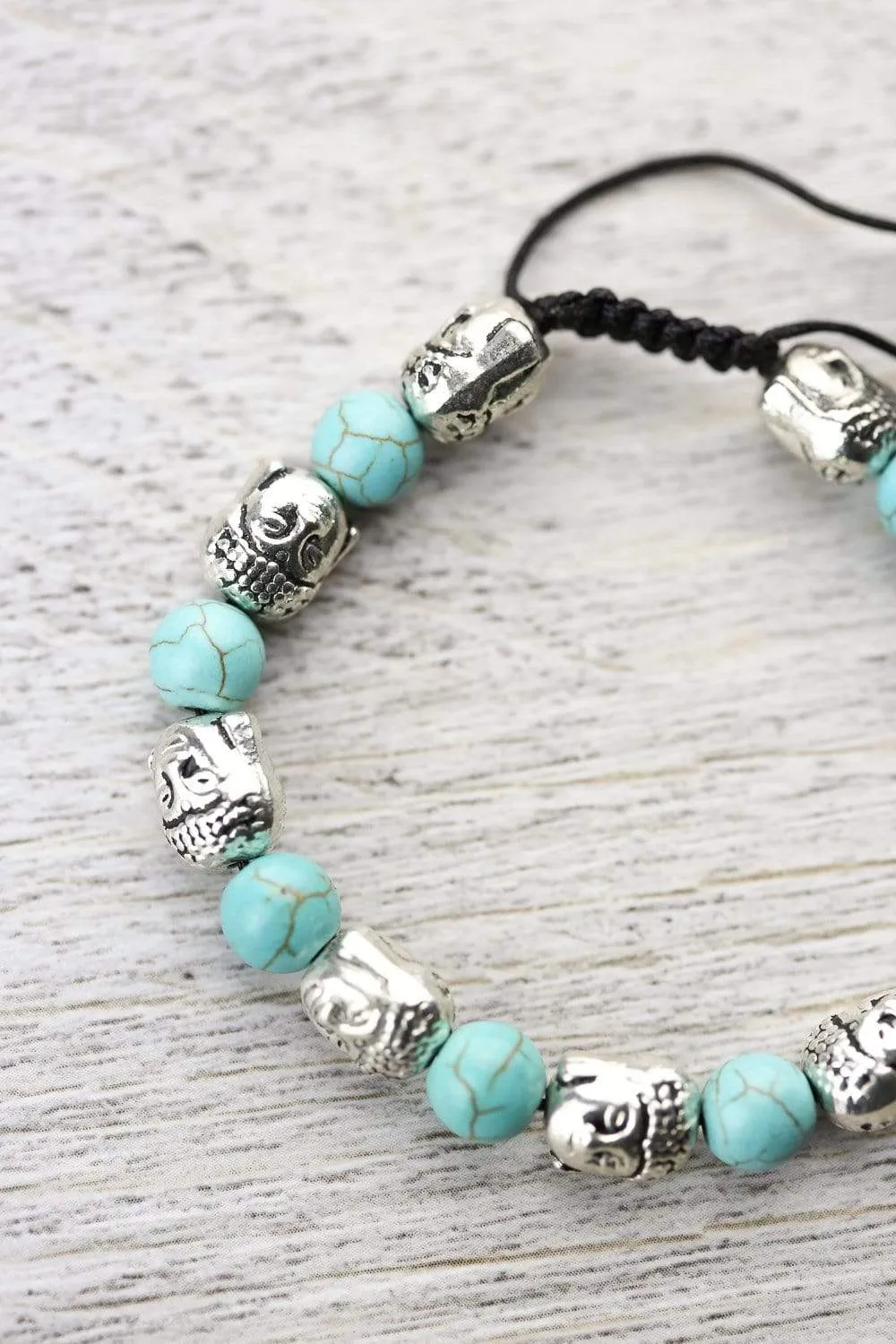 Blue Buddha Wrist Mala