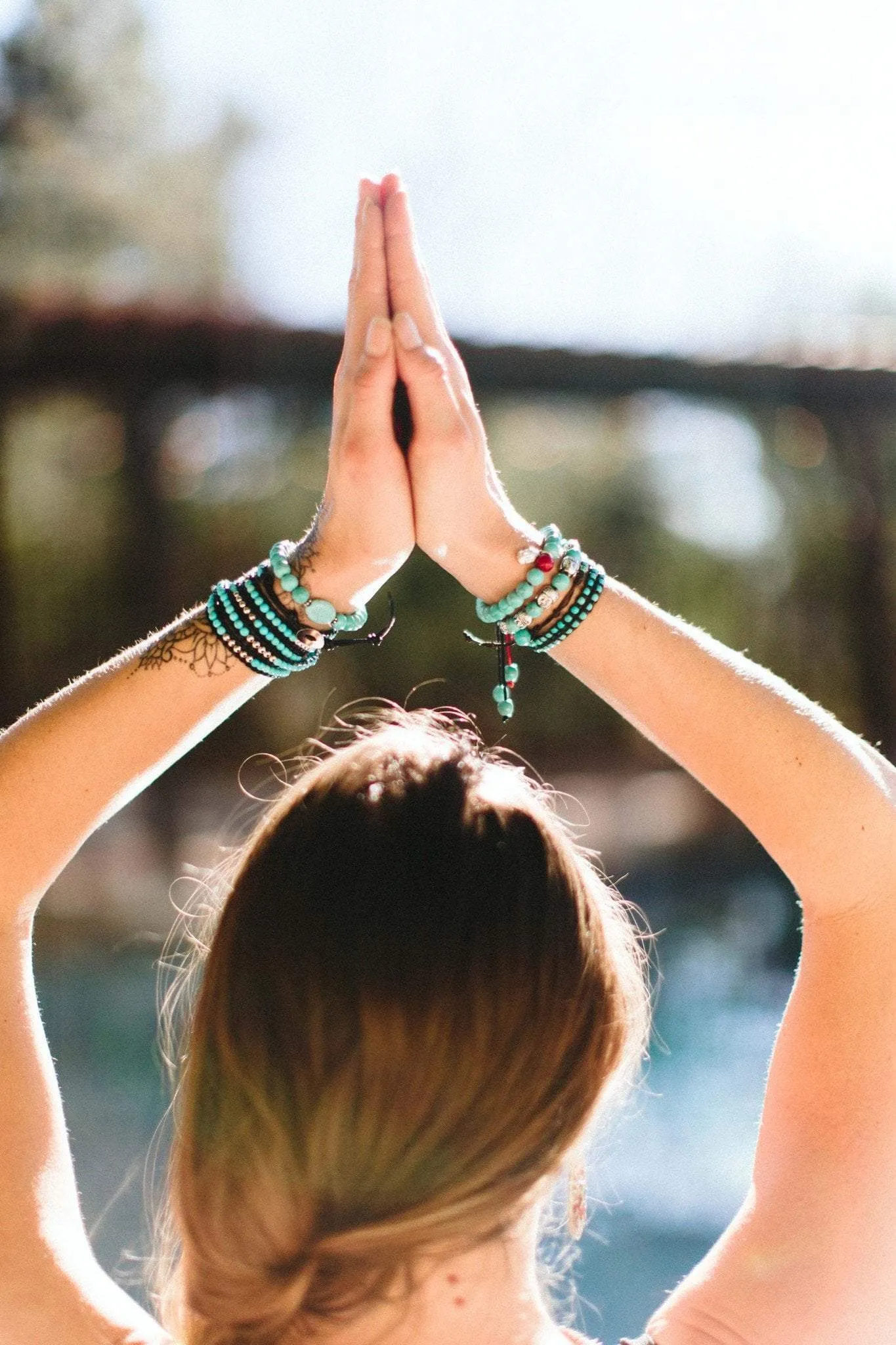 Blue Buddha Wrist Mala