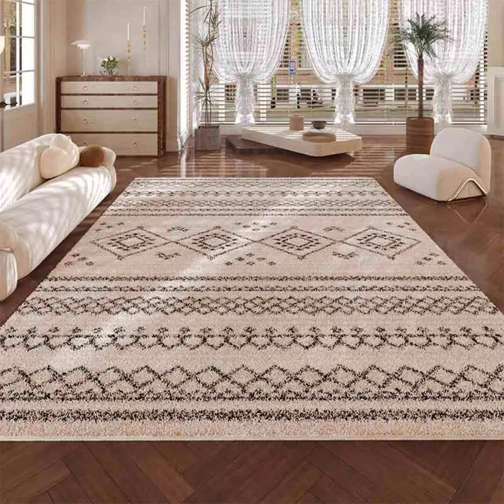 Bohemian Geometric Art Soft Comfort Smooth Area Rug