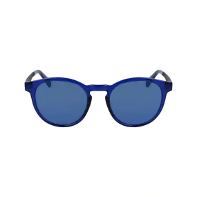 Calvin Klein Unisex Mirror Blue Round Sunglasses