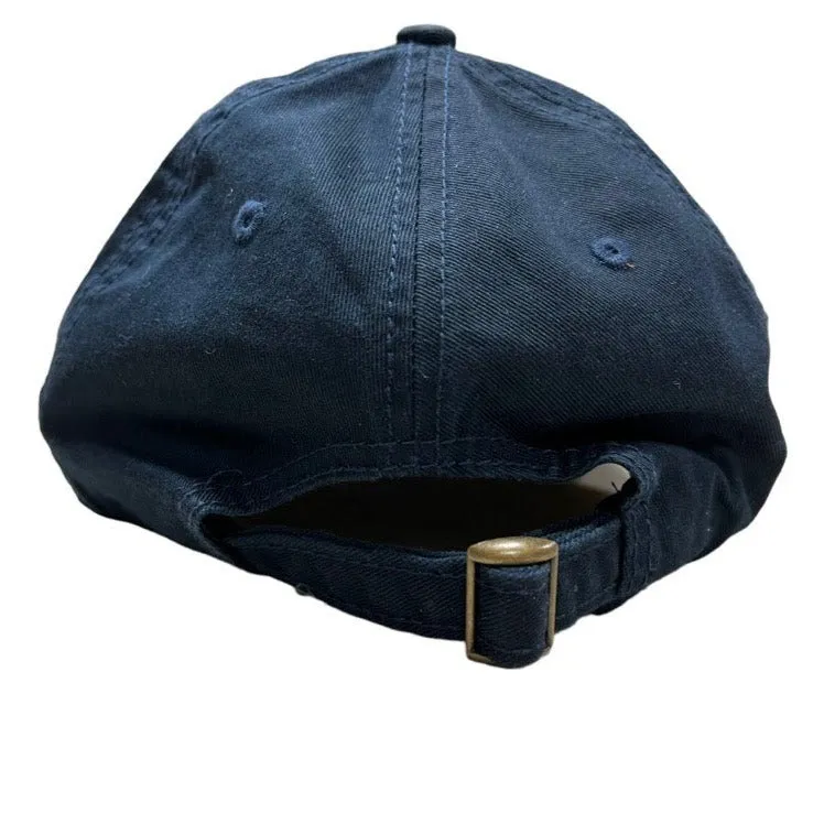 Cap America Montauk The End Embroidered Adjustable Twill Hat in Navy