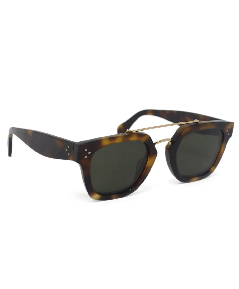 Celine Tortoise Print Sunglasses