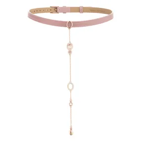 Choker GALETS RIVIERE Rose RO