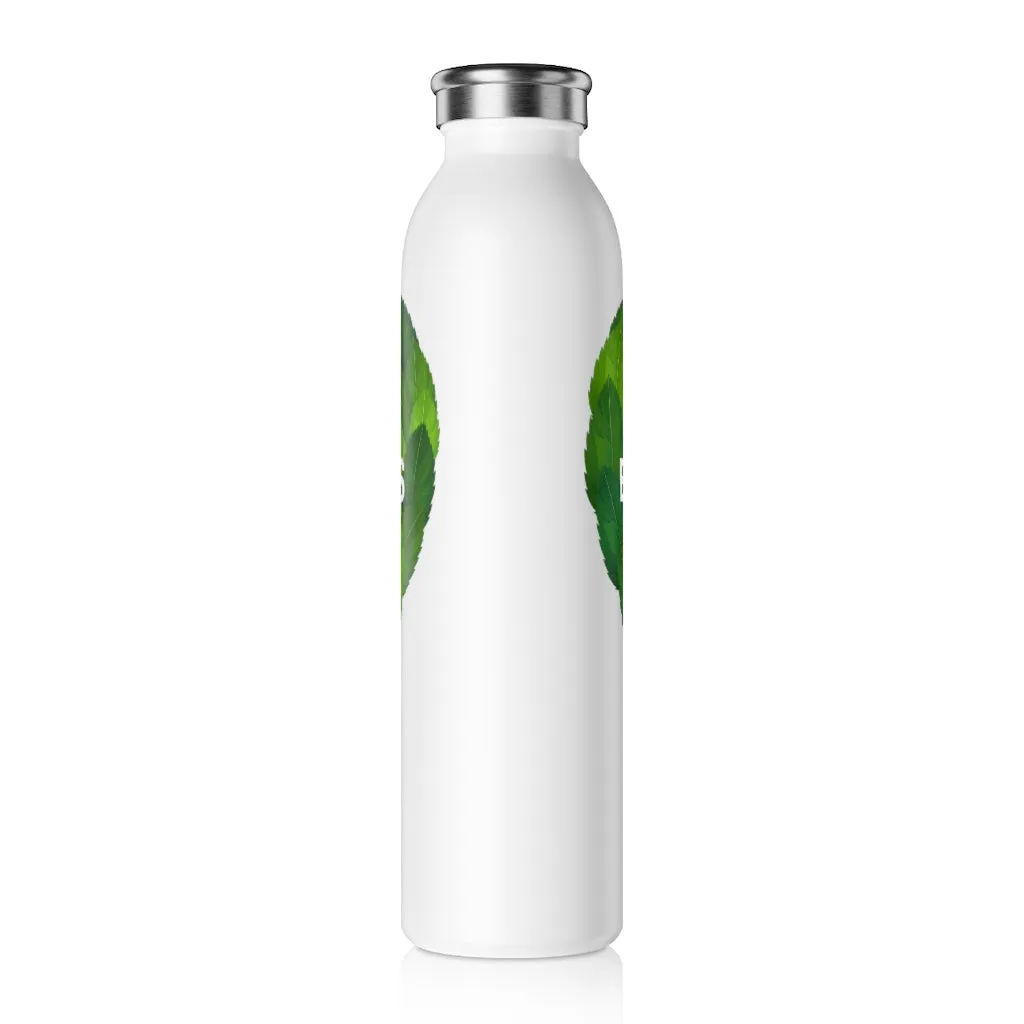 Coastline "Every Day is Earth Day" Slim Water Bottle