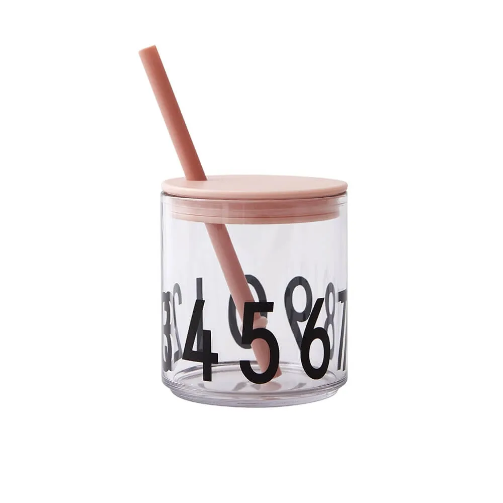 Design Letters Kids Straw lid (for Tritan) [Multi-colors]