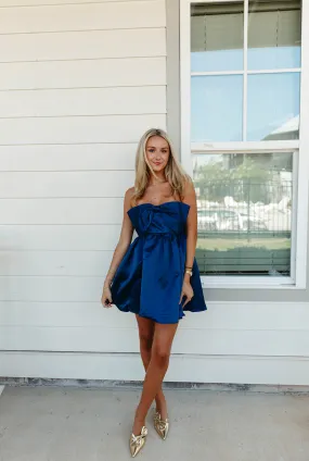 Eliza Mini Dress - Navy