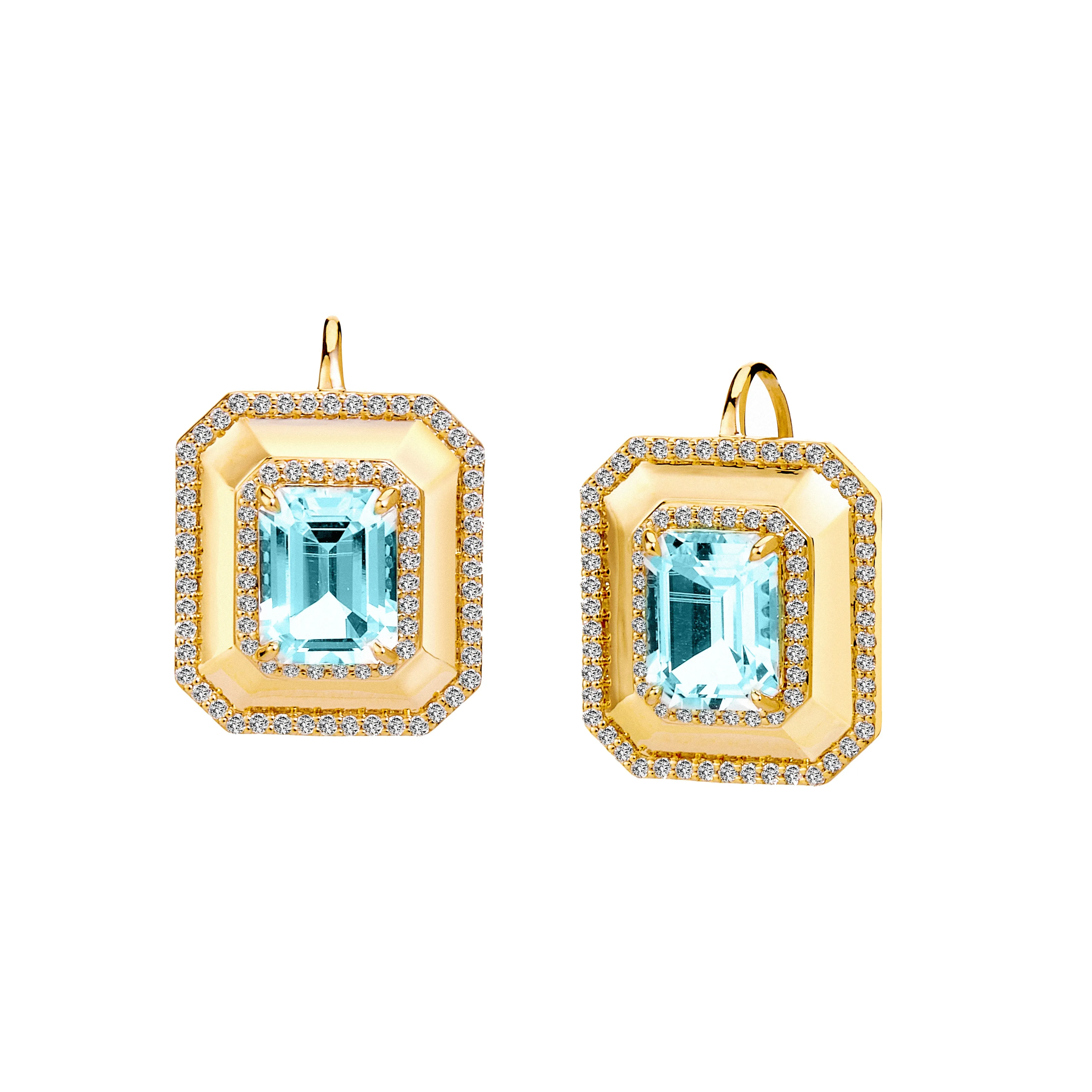 Emerald Cut Earrings