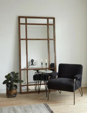 Extra Large Wooden Framed Mirror