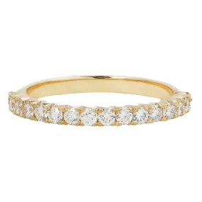 French Set Diamond Half Eternity