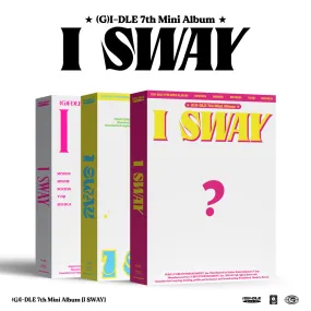 (G)I-DLE - [I SWAY] 7th Mini Album 3 Version SET