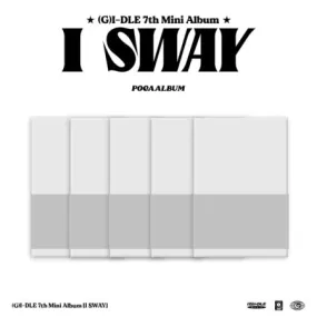 (G)I-DLE - [I SWAY] 7th Mini Album POCA ALBUM 5 Version SET