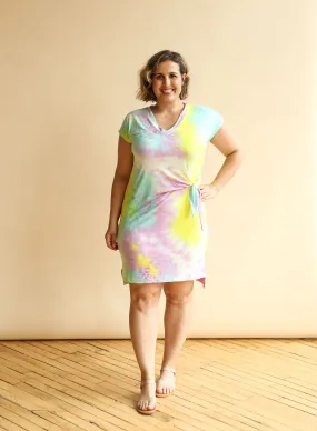 HAWAII Tie Dye Midi Dress