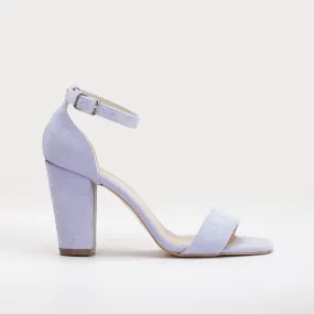 Jess - Lilac Suede Sandals