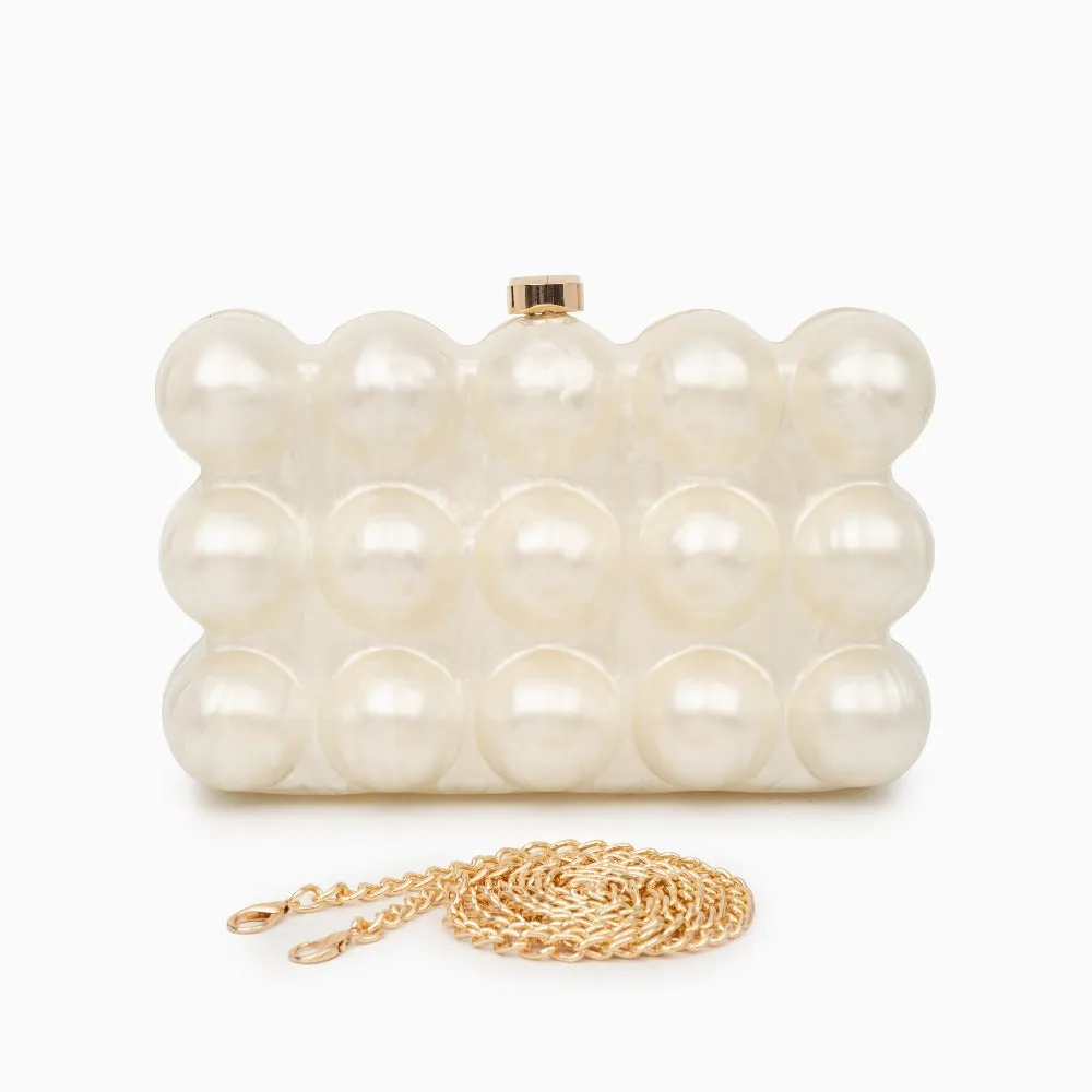 Lorraine Acrylic Clutch Bag