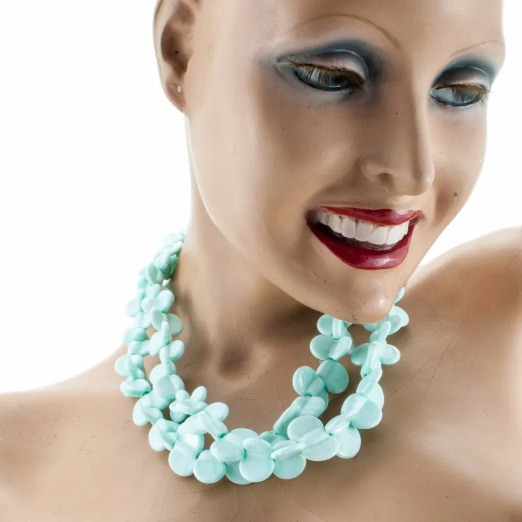 Margherita Marble Green Necklace