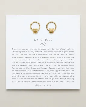 My Circle Drop Earrings