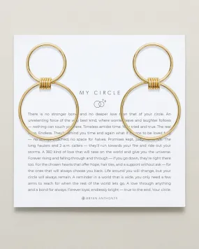 My Circle Statement Earrings