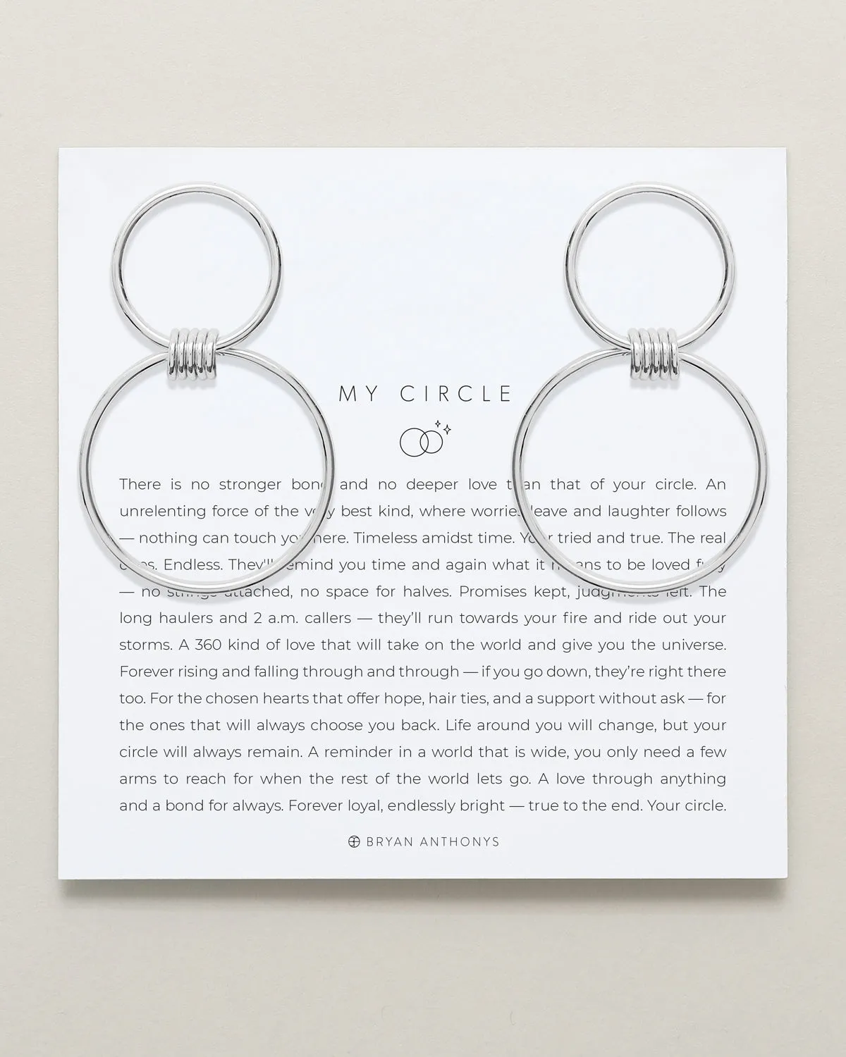 My Circle Statement Earrings