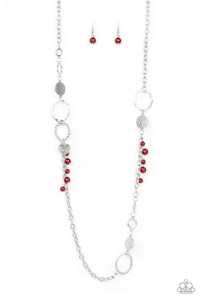 Paparazzi Unapologetic Flirt - Red Necklace