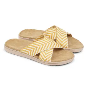 Pujols - Sandals with woven bast straps