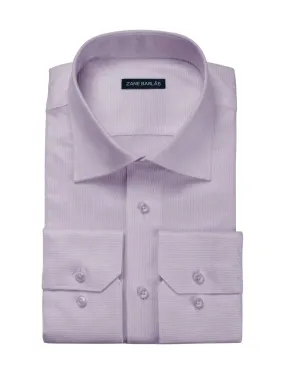 PURPLE WITH WHITE STRIPE SHIRT