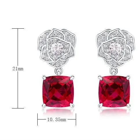 Ruby Rose Earrings