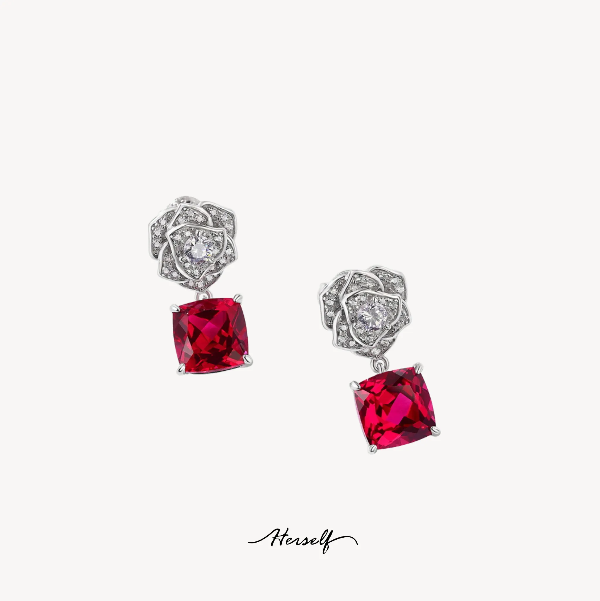 Ruby Rose Earrings