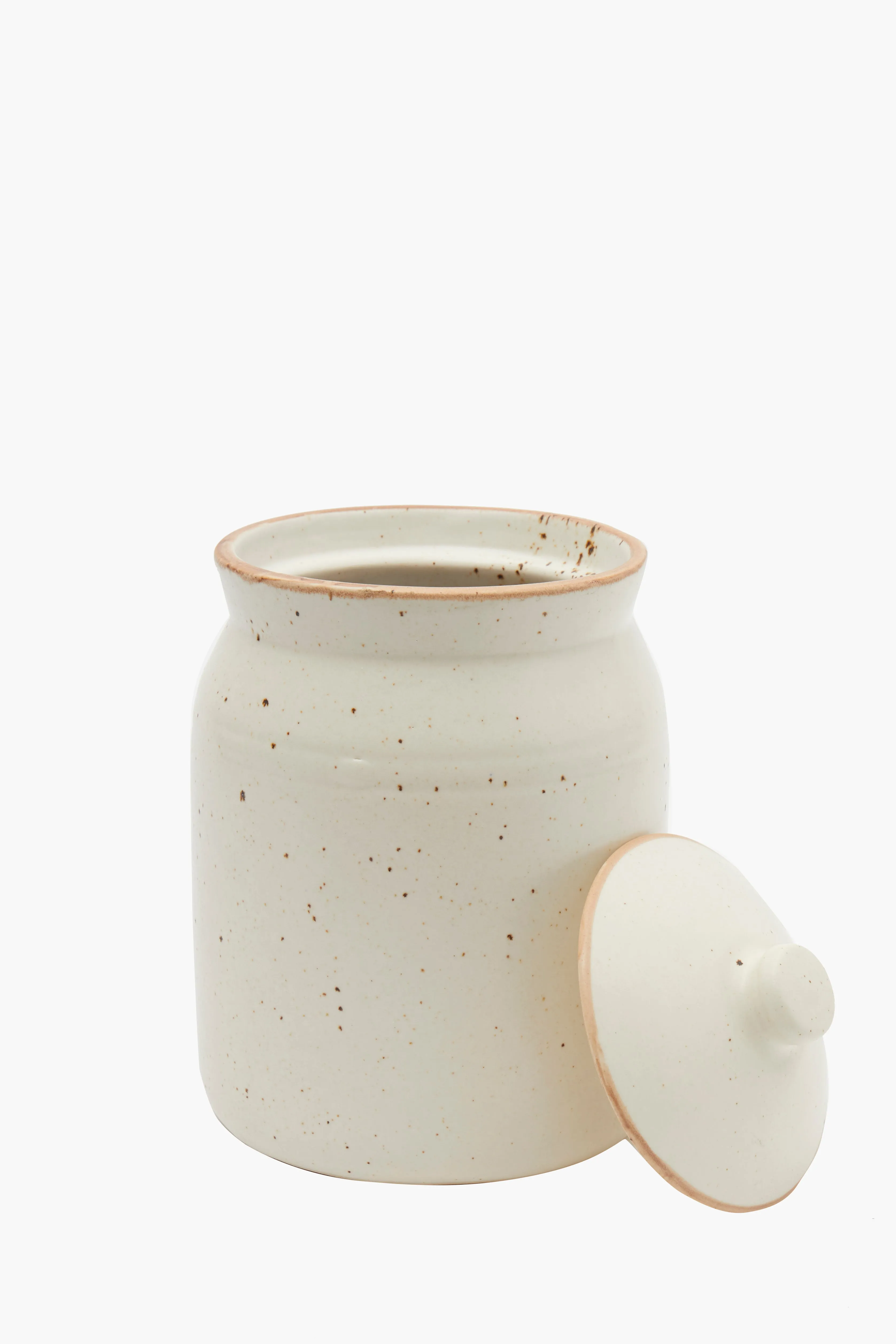 Shoreline Crockery Jar With Lid