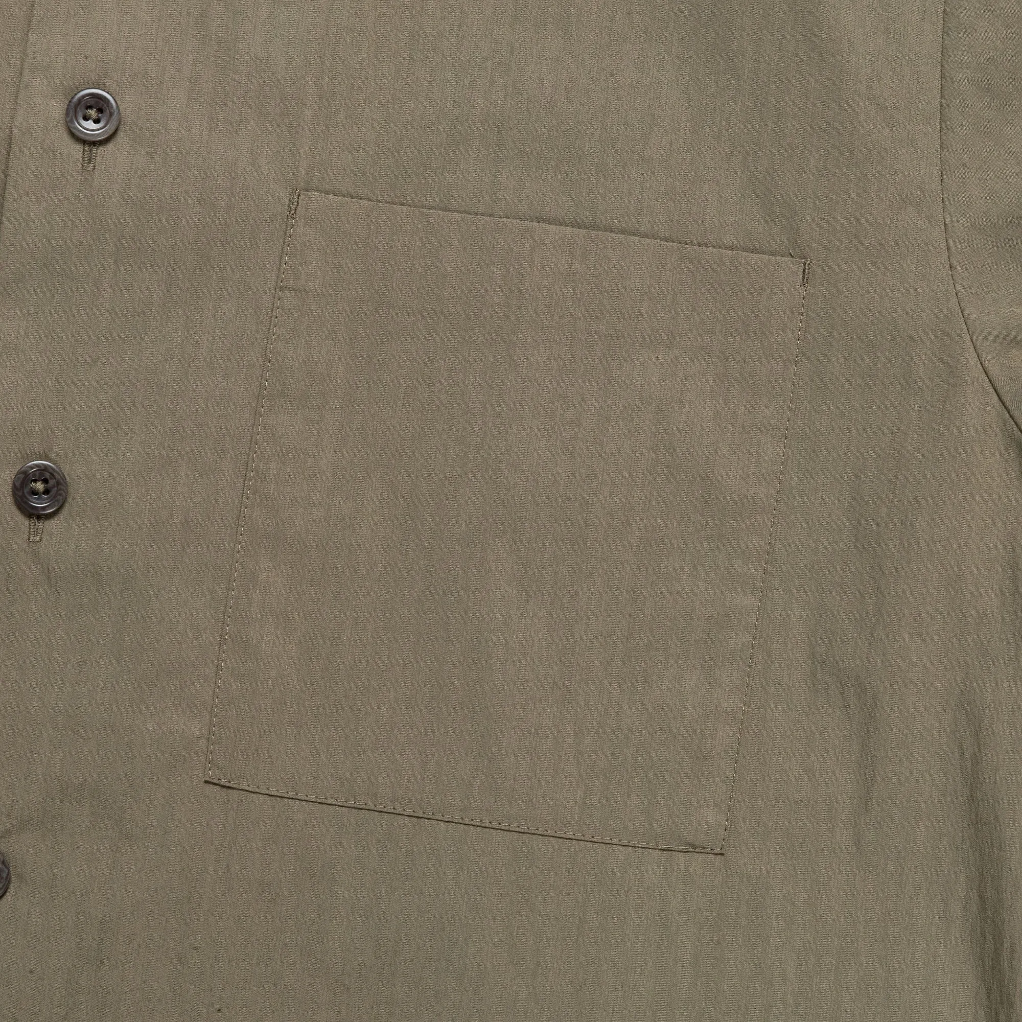 Silas Tech Poplin Shirt - Sediment Green