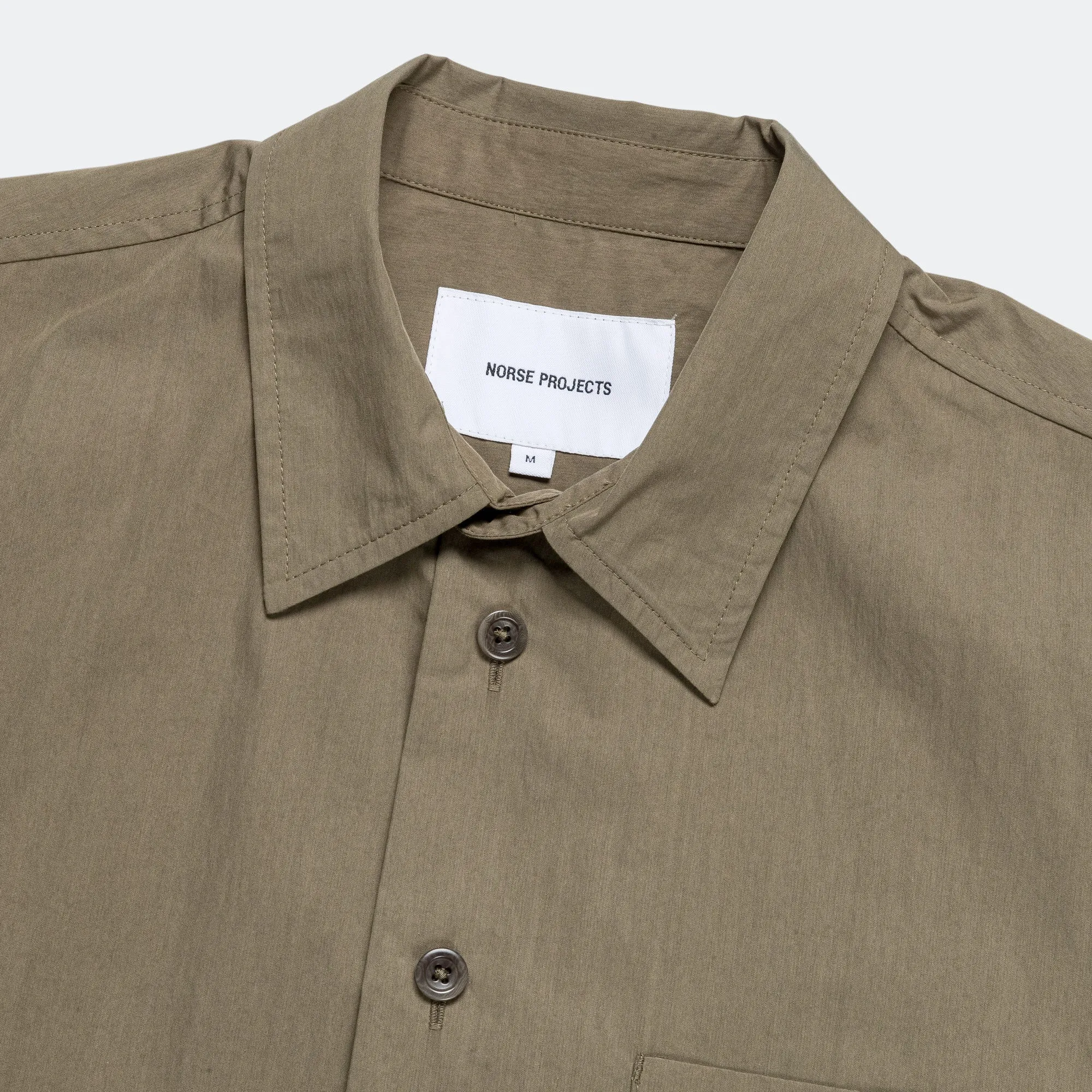 Silas Tech Poplin Shirt - Sediment Green