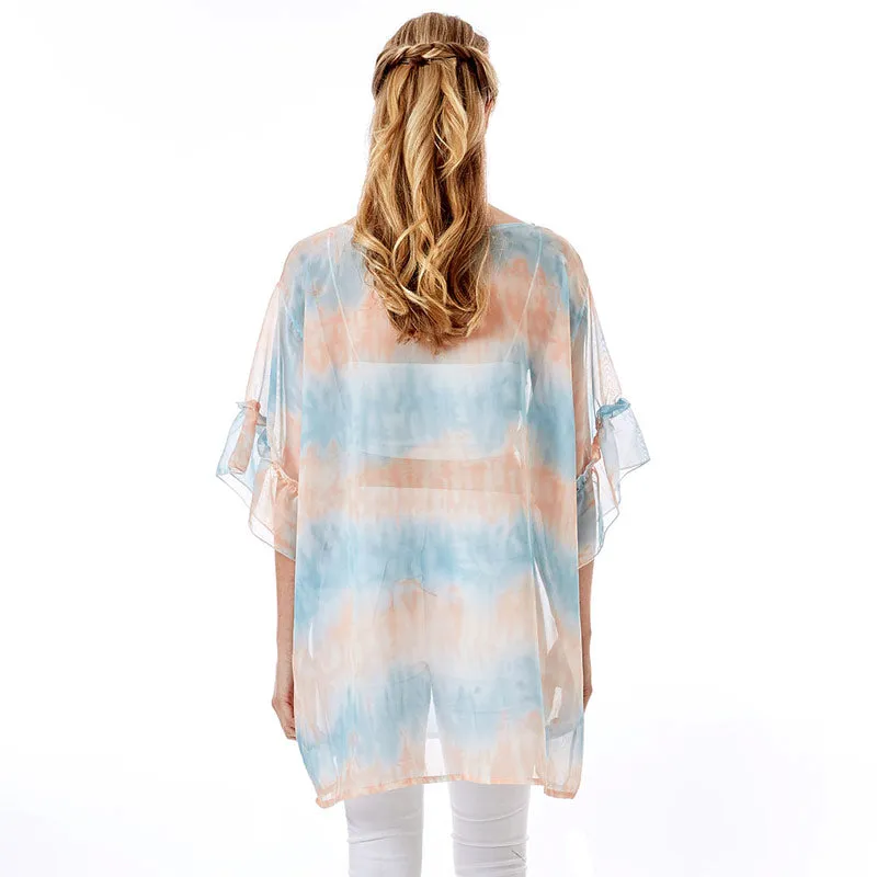 Tie Dye Cover Up Poncho