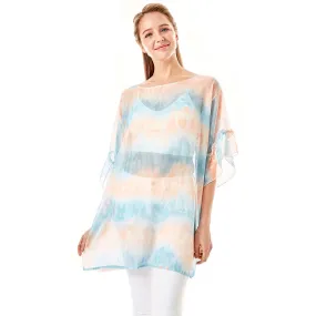 Tie Dye Cover Up Poncho