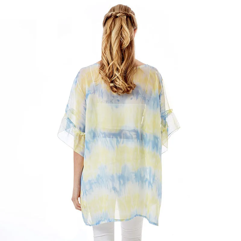 Tie Dye Cover Up Poncho